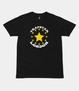 T-shirt nera di Trapstar Stars London