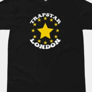 T-shirt nera di Trapstar Stars London