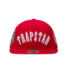 Trapstar Irongate Hat Arch Snapback – ROSSO/BIANCO